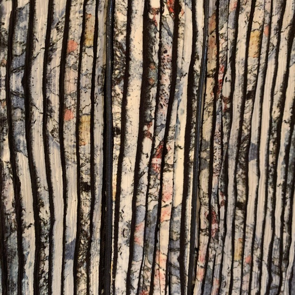 Quinn Watercolor Abstract Silk Dress - Picture 3 of 6